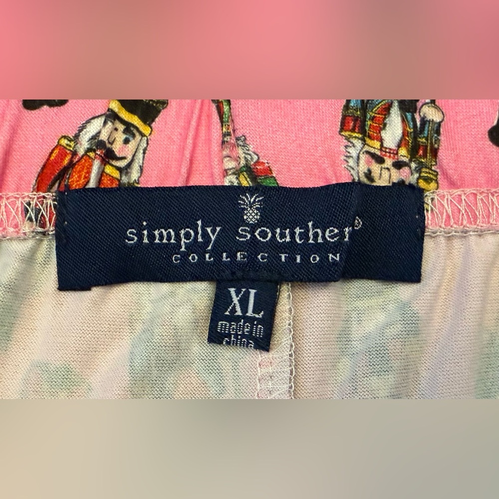 Simply Southern Pink Christmas Nutcracker Pajama Set - Picture 8 of 8